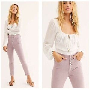 Free People Sun Chaser Cord Skinny Pants